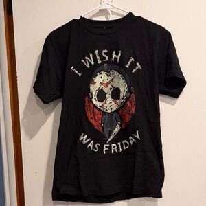 Friday The 13th Black Graphic T-Shirt - M